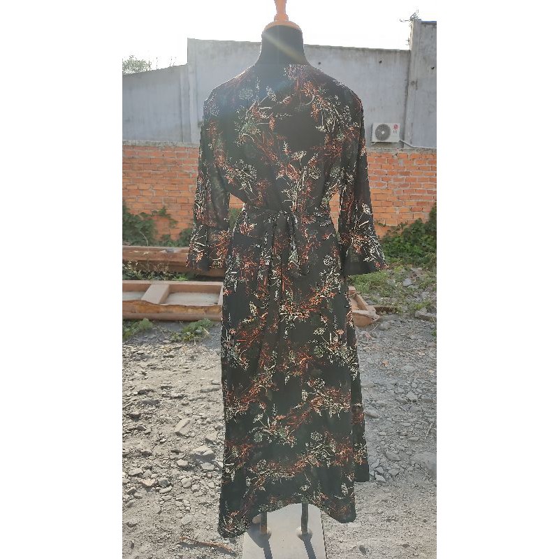 Đầm vạt đắp chéo freesize M L XL