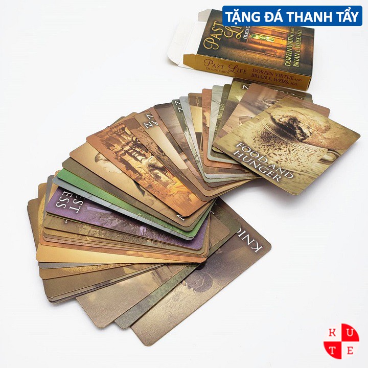 Bộ Bài Past Life Oracle 44 Lá Tặng File Tiếng Anh Và Đá Thanh Tẩy C196