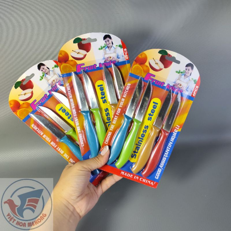 Dao gọt trái cây, dao mang theo du lịch tiện lợi, dao nhỏ diêu bén, Vĩ dao gọt trái cây