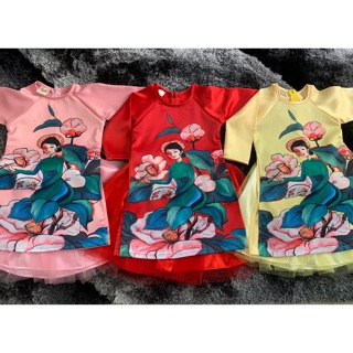 Áo dài cô Tấm cho bé gái 1-6