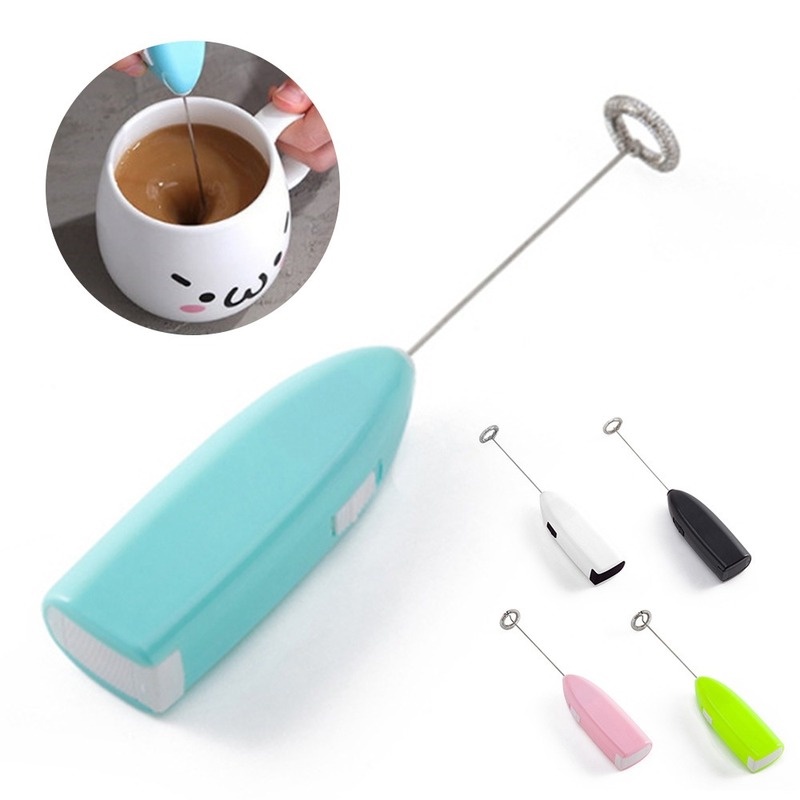 1 Dụng Cụ Đánh Trứng/ Tạo Bọt Cà Phê Cappuccino Mini Cầm Tay Tiện Dụng Cho Nhà Bếp