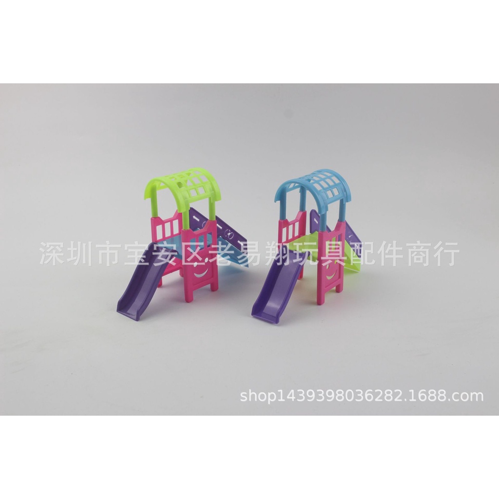 Phụ kiện búp bê đồ chơi cầu trượt cho búp bê barbie ANDATOY AD916