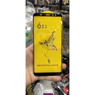 Miếng dán cường lực samsung A6, A6 plus full màn hình