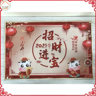 (SALE SỐC) Thảm lau chân, thảm chùi chân mẫu tết 2021 Tân Sửu
