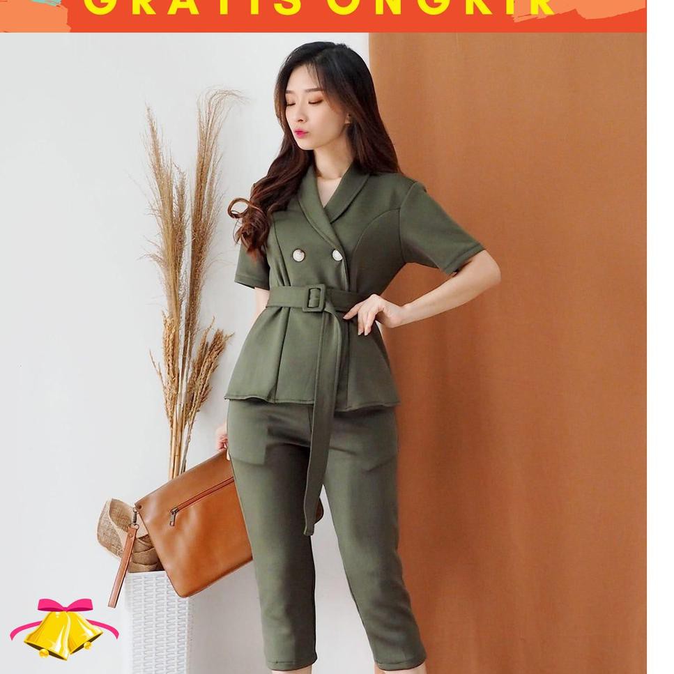 Bộ Jumpsuit Cotton 7 Món Thời Trang Công Sở Cho Nữ Js 954x