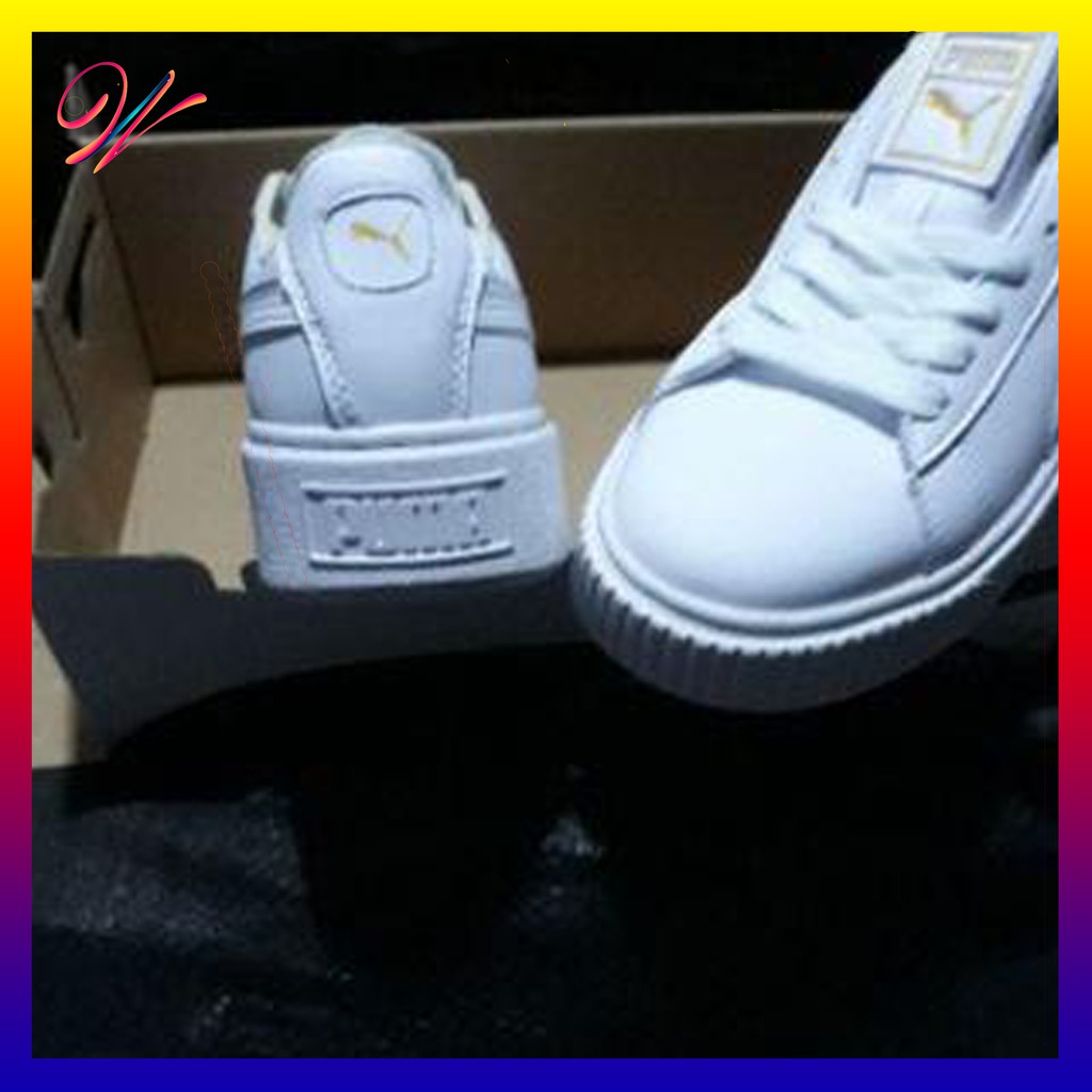 [Mã FAGREEN245 giảm tới 30K đơn 99K] giày Puma trắng chữ vàng mới | BigBuy360 - bigbuy360.vn