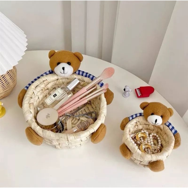 Rổ đan tay bé gấu đáng yêu 🐻🐻🐻