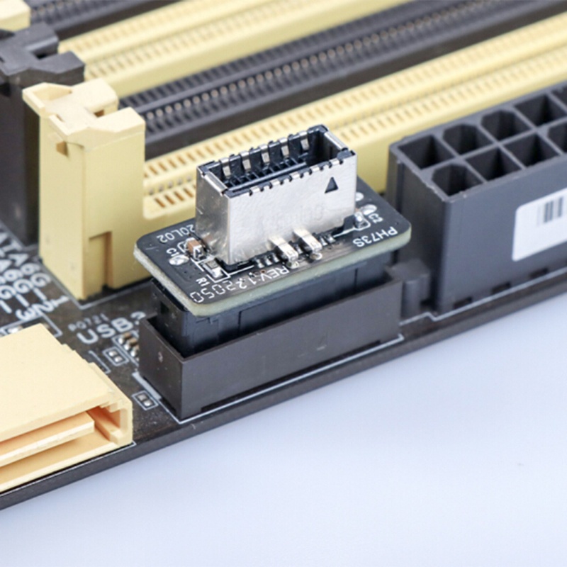 Đầu Chuyển Đổi Bảng Mạch USB 3.0  19 Pin Sang USB 3.1 Type-E Type-C 20 Pin