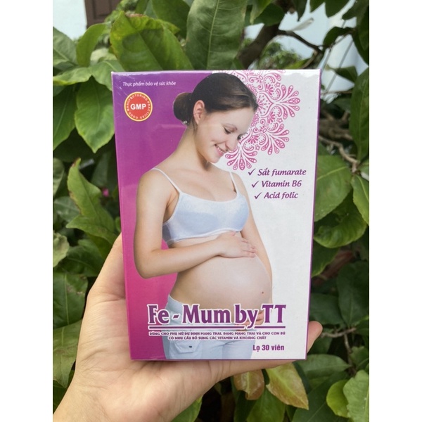 Fe Mumby TT bổ sung sắt, DHA, EPA, vitamin, khoáng chất cần thiết cho cơ thể, tăng cường sk, giảm mệt mỏi trg gđ thai kỳ