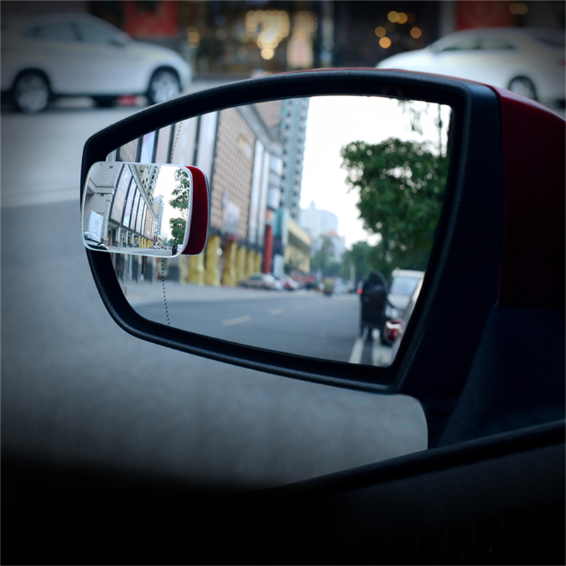 Gương chiếu hậu hình vuông xoay 360 độ 20 độ tiện lợi cho xe hơi