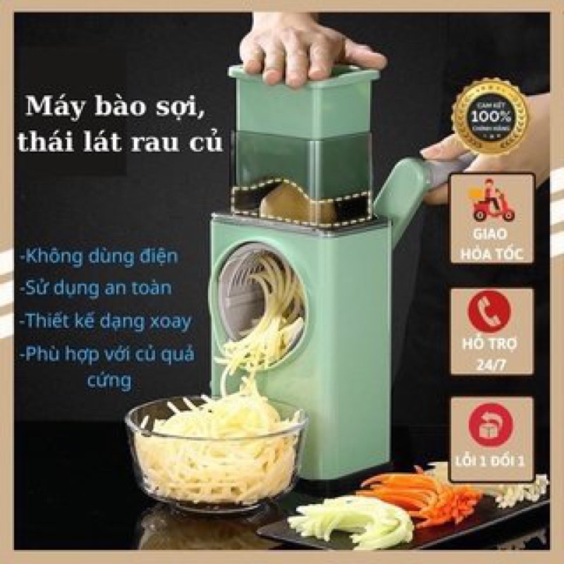 Bộ dụng cụ nạo rau củ quả thái lát bào sợ băm nhỏ đa năng