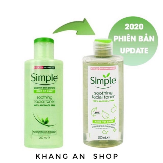 Nước Hoa Hồng Simple Soothing Facial Toner