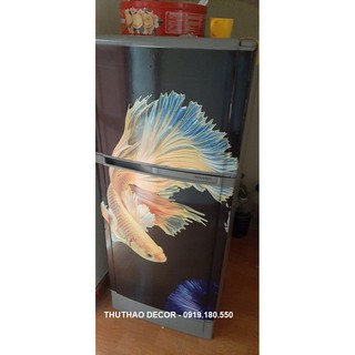 Giấy Decal Dán Tủ Lạnh CÁ CẢNH BETTA
