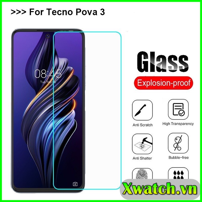 Cường Lực Bảo Vệ Màn Hình cho Tecno Camon 20 pro Pova 3 Pova 2 Pova 4/4 pro Pova  Neo trong suốt