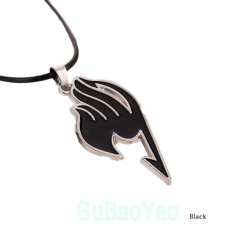 Vòng cổ mặt hợp kim hình biểu tượng anime Fairy Tail gồm 4 màu thời trang tùy chọn