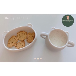 SET KHAY VÀ CỐC GẤU MODUI BLUEMAMA