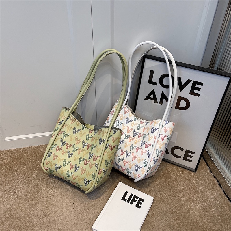 Túi Xách Cỡ Lớn Họa Tiết Cầu Vồng Thời Trang Mùa Hè Cho Nữ