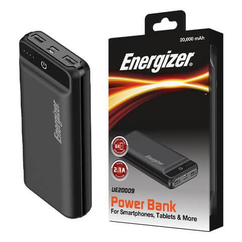 SẠC DỰ PHÒNG ENERGIZER 20,000MAH /3.7V LI-POLYMER - UE20009BK