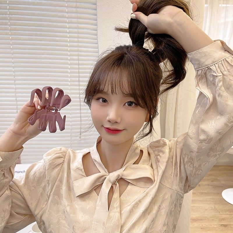 Jiashucheng Kẹp Tóc Đuôi Ngựa Cỡ Lớn Không Đường May Tiện Dụng