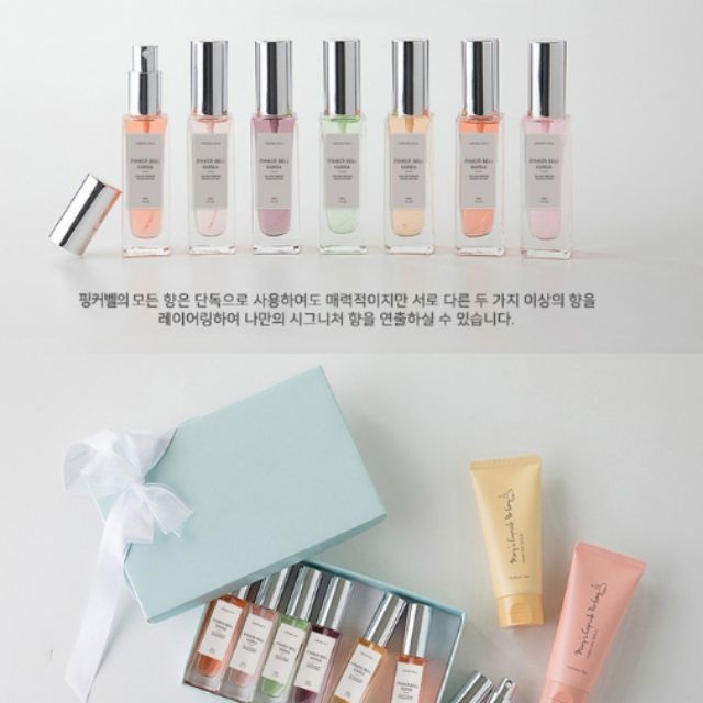 Nước hoa Pinker Bell Korea Hàn Quốc 7 mùi hương trong tuần