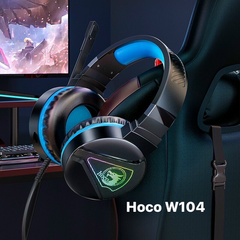 Tai nghe Gaming Trùm tai chân USB 3.5 HOCO W104