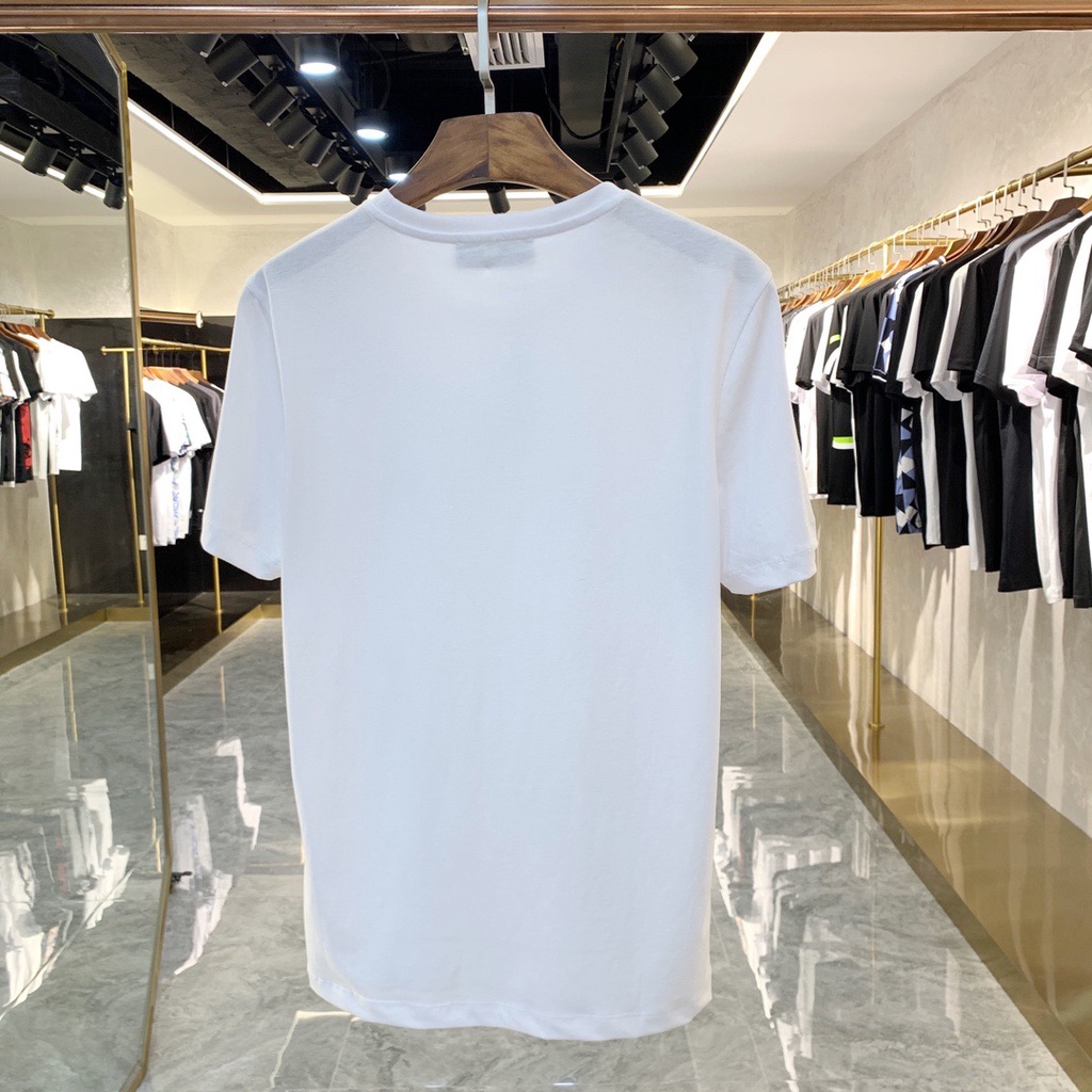 Áo thun nam tay ngắn cổ tròn in logo Dsquared 2021