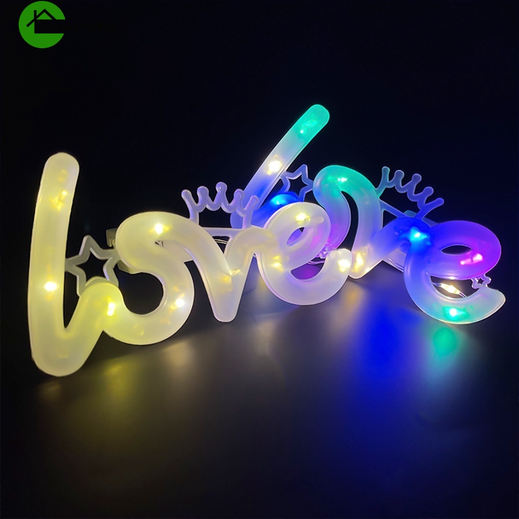 Dây đèn LED chữ love màu neon dùng trang trí tiệc cưới/ sinh nhật tiện lợi