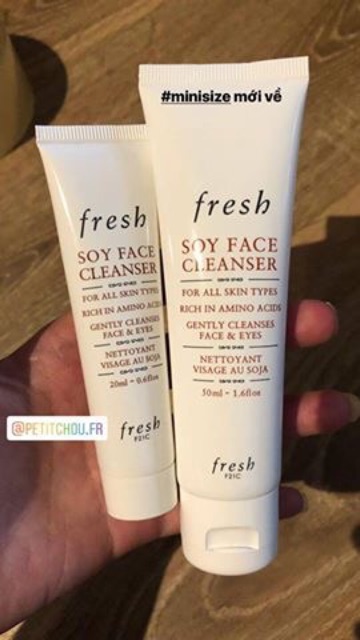 Sữa rửa mặt fresh soy cleanser