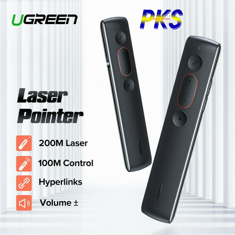 Bút trình chiếu Laser không dây điều khiển từ xa 100m cao cấp Ugreen 60327