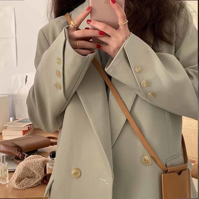 (Order) Áo khoác Blazer nữ tôn dáng