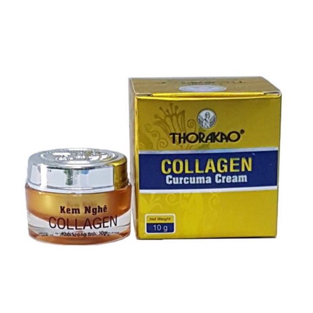 Kem nghệ Collagen Thorakao - Curcumin Cream lọ 10g