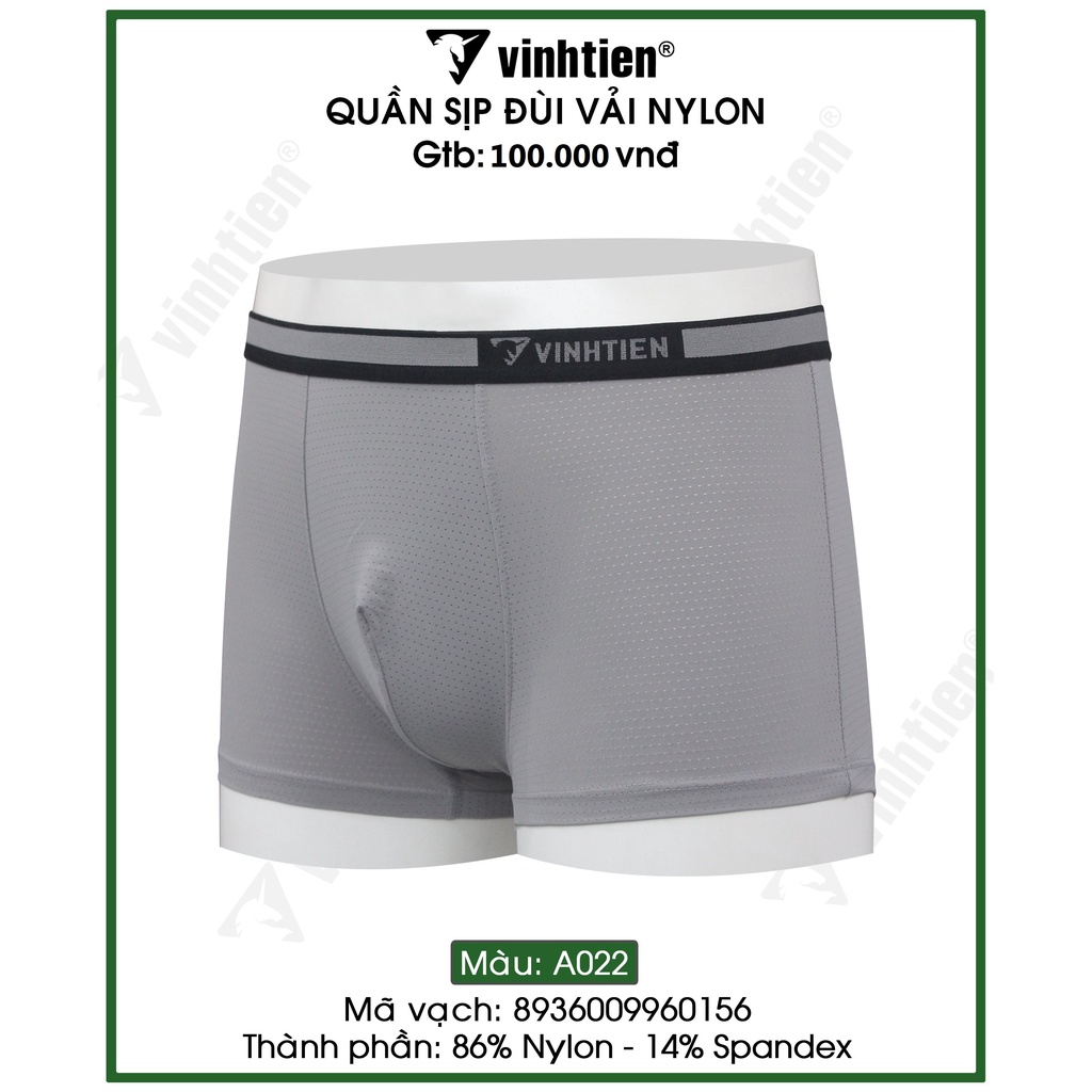 [Combo Tiết Kiệm] Combo 10 Quần Lót Đùi Nam Thun Lạnh  Vĩnh Tiến 100
