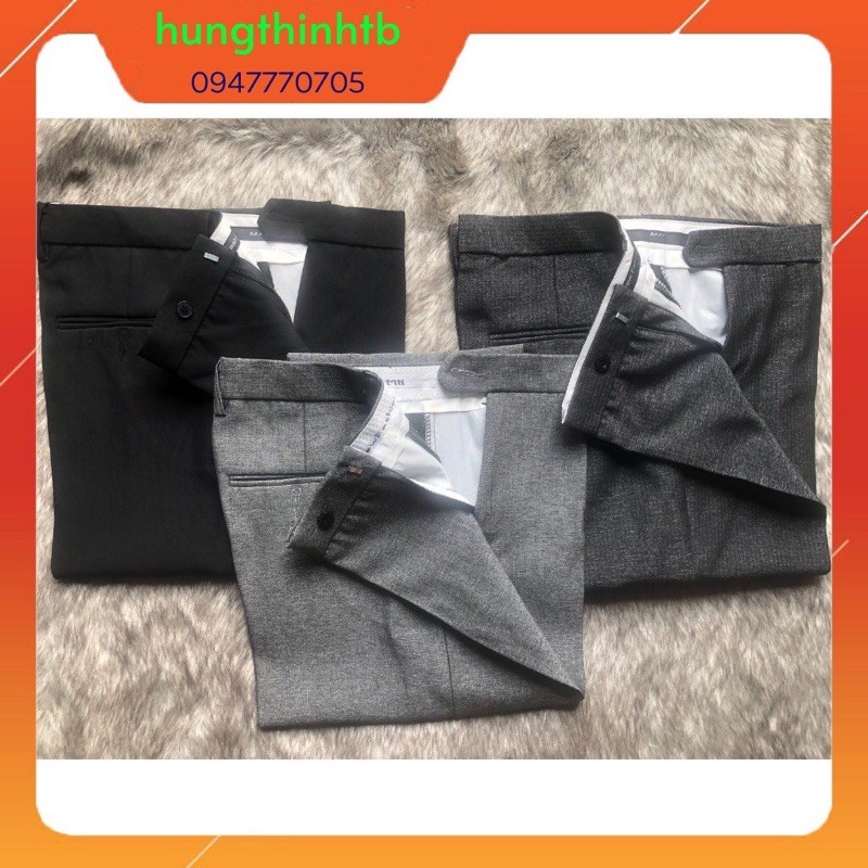 Quần Tây Nam Trung Niên Ống Rộng Hình Thật Do Shop Chụp Chất vải Đẹp Rẻ Có Màu Đen, Xám Đen Và Xám Sáng