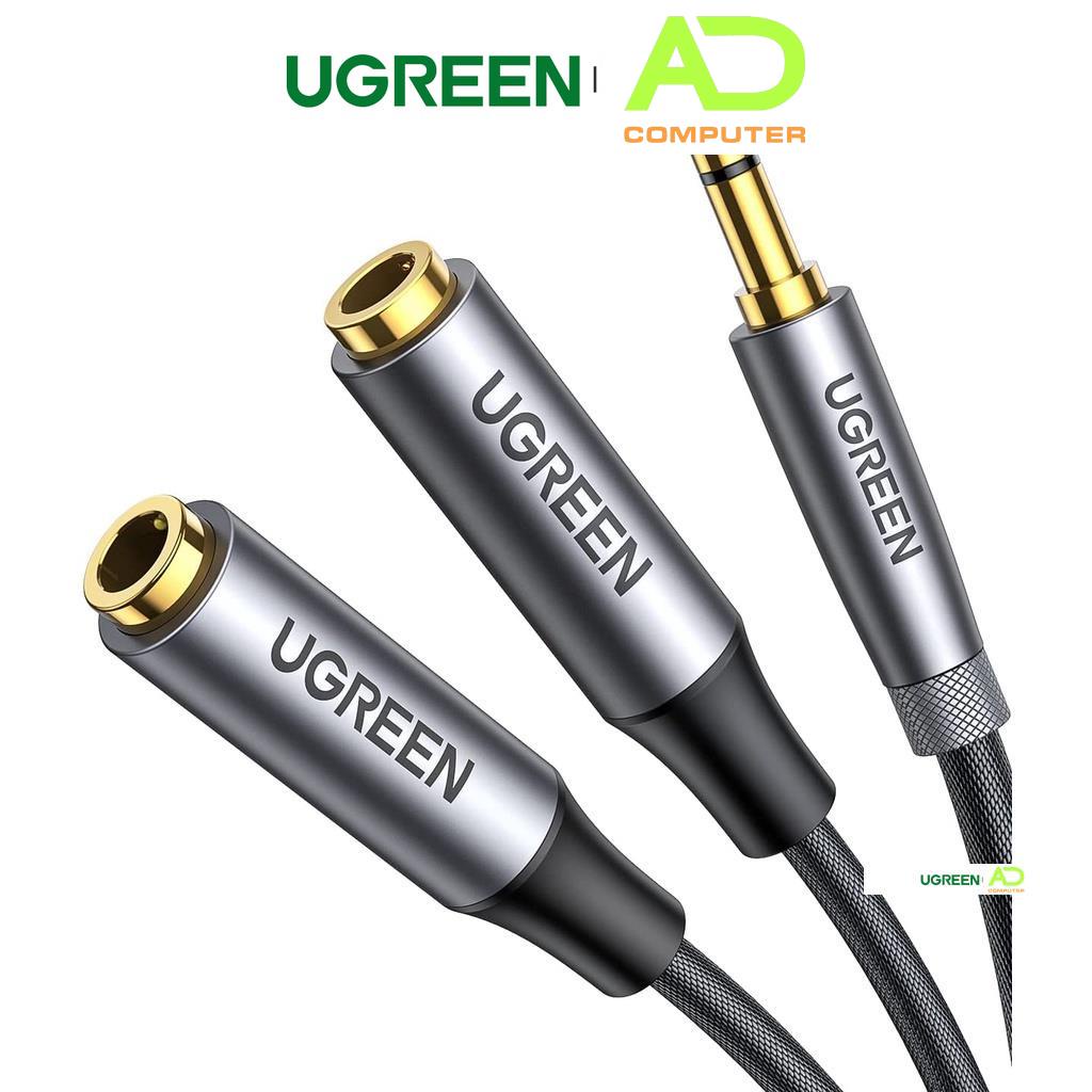 Dây cáp Audio 3.5mm chia 2 tai nghe, đầu nhôm UGREEN AV123 AV191