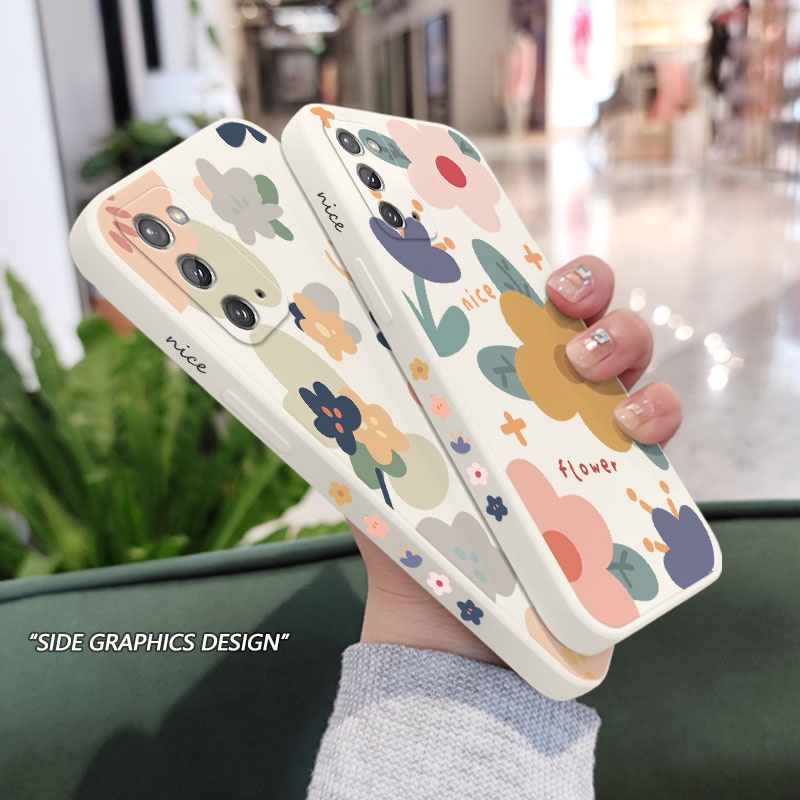 Ốp Điện Thoại Silicon Dẻo Họa Tiết Hoa Hướng Dương Xinh Xắn Cho Samsung Galaxy Note 20 Ultra 10 Plus 9