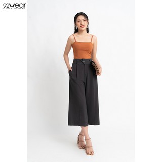 Quần âu công sở 92WEAR đủ màu, đủ size, ống rộng cạp cao QAW0925