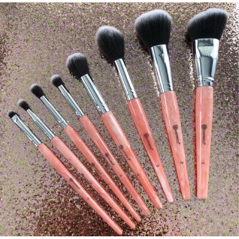 Bộ cọ 9 cây BH Cosmetics Rose Quartz 9 Piece Brush Set SALE 50% !!