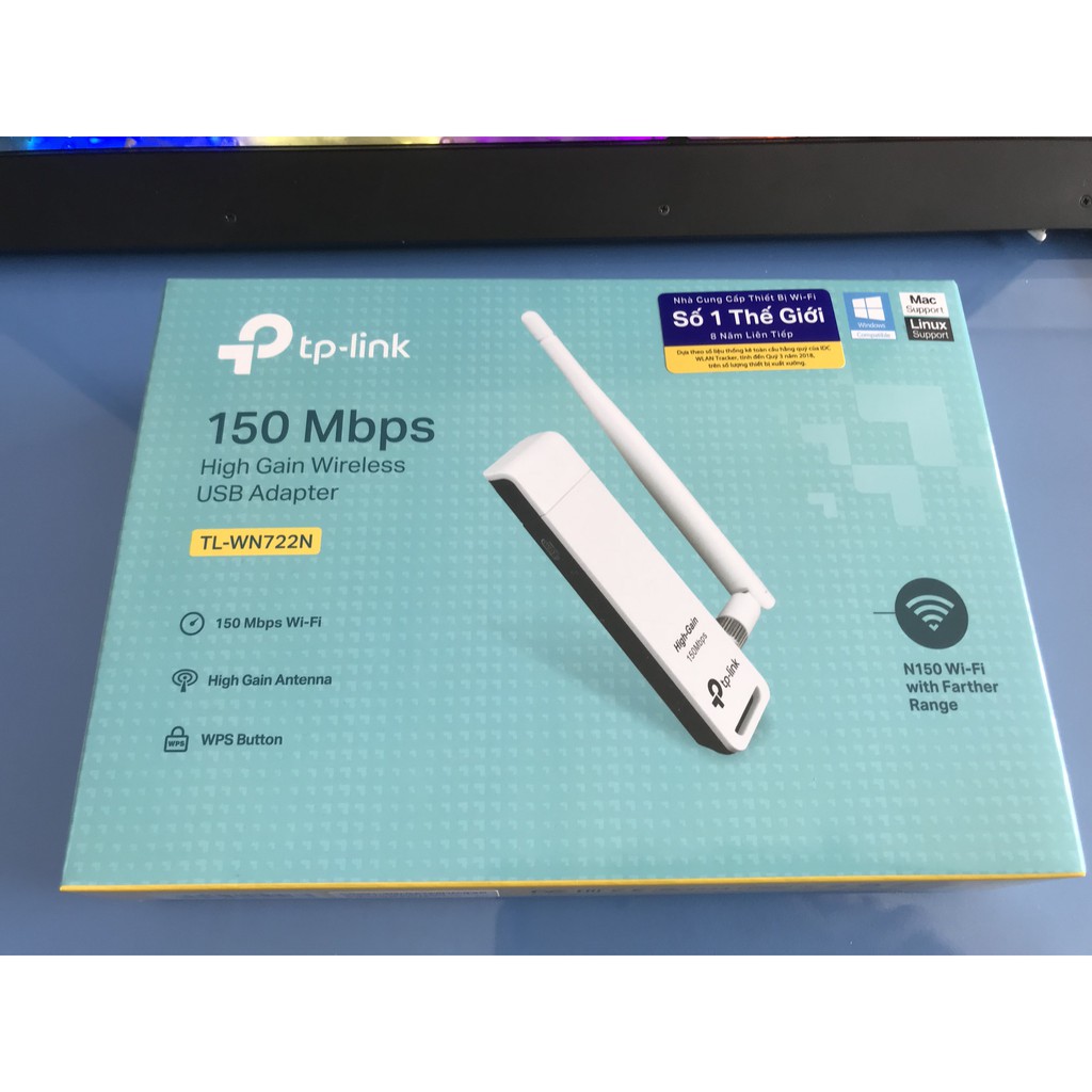 THIẾT BỊ THU WIFI (USB WIFI) TP-LINK TL-WN722N