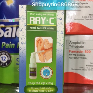 Dung dịch vệ sinh tai Ray -C