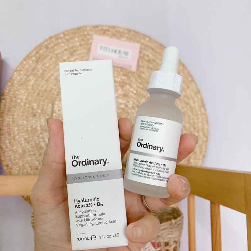 Serum The Ordinary Hyaluronic Acid 2% + B5 – Serum cấp nước và hồi phục da