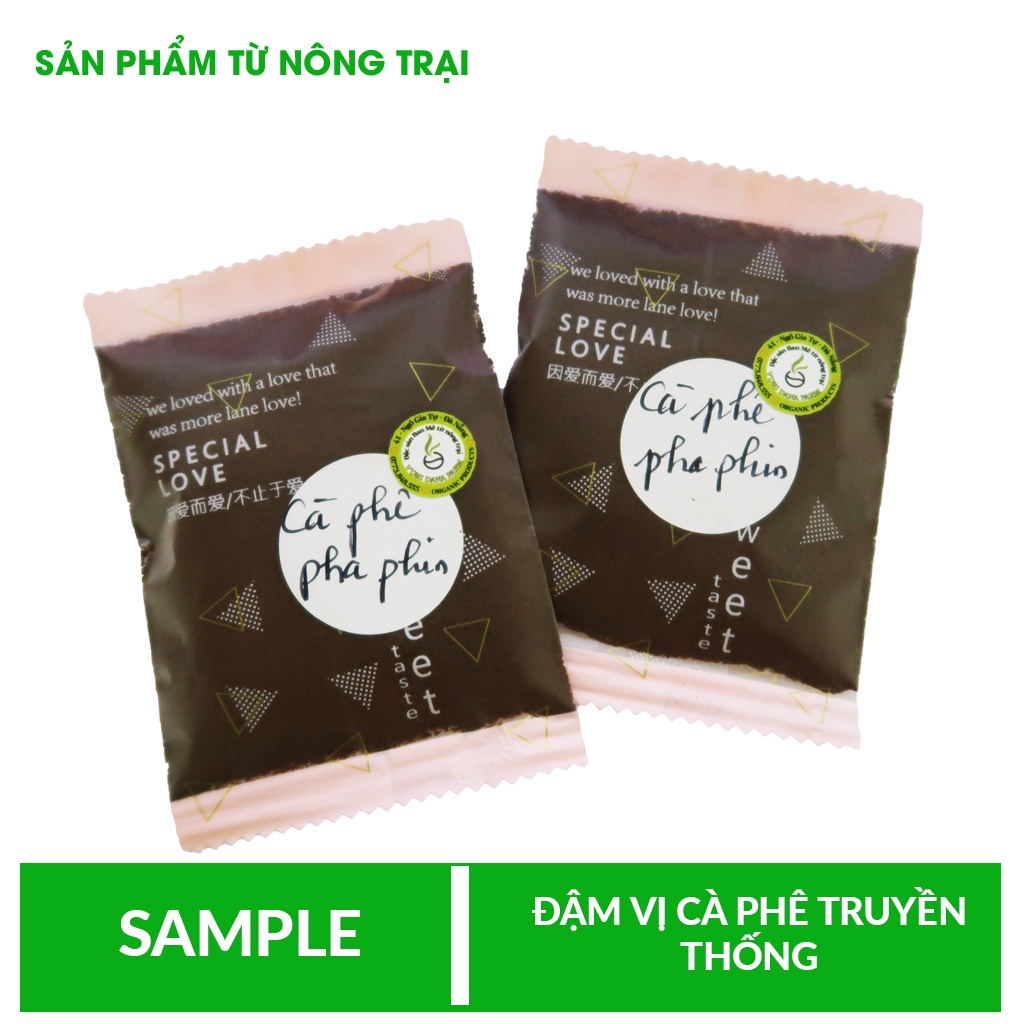 Sample cà phê bột pha phin 20gr