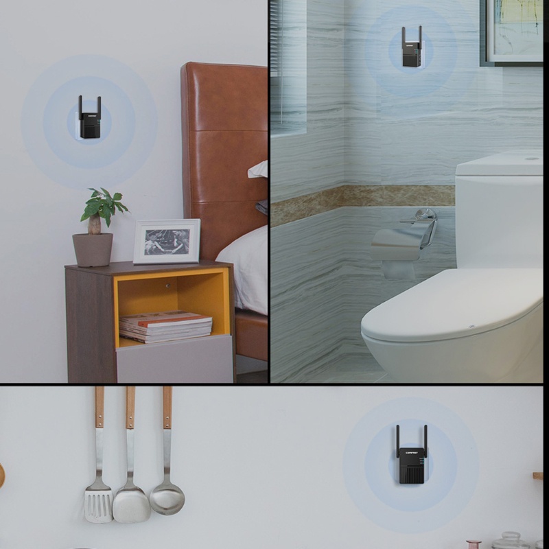 Bộ Ăng Ten Kép Khuếch Đại Tín Hiệu WiFi 1200M