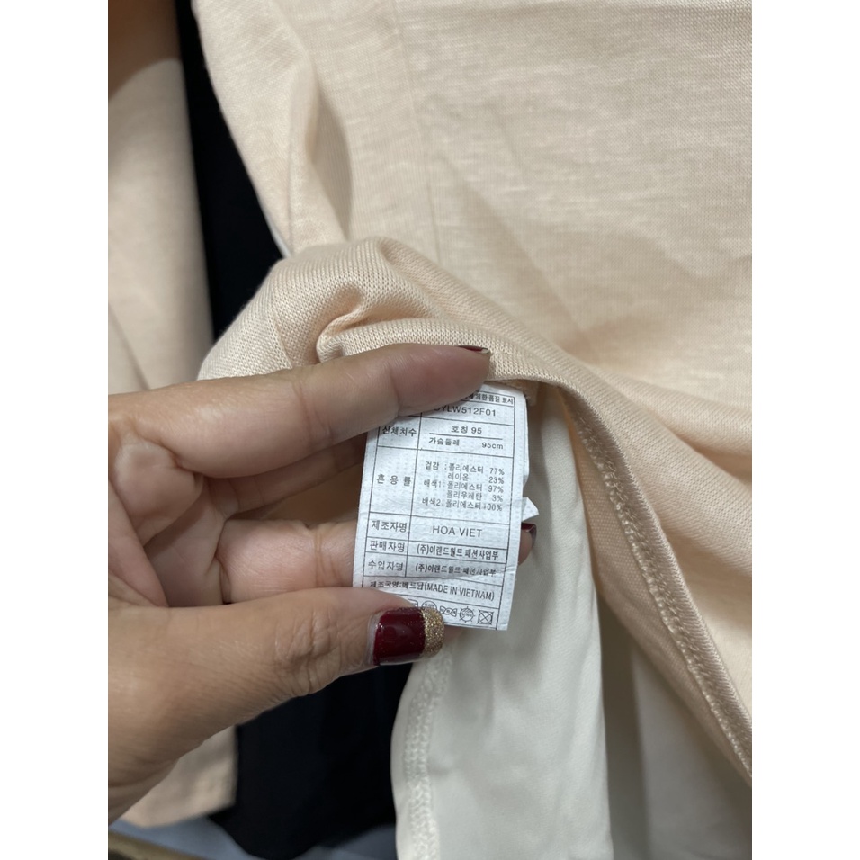 Áo Kiểu Tay Dài THE DAY Thân Tơ Tằm Trước Thân Sau Thun - 3524