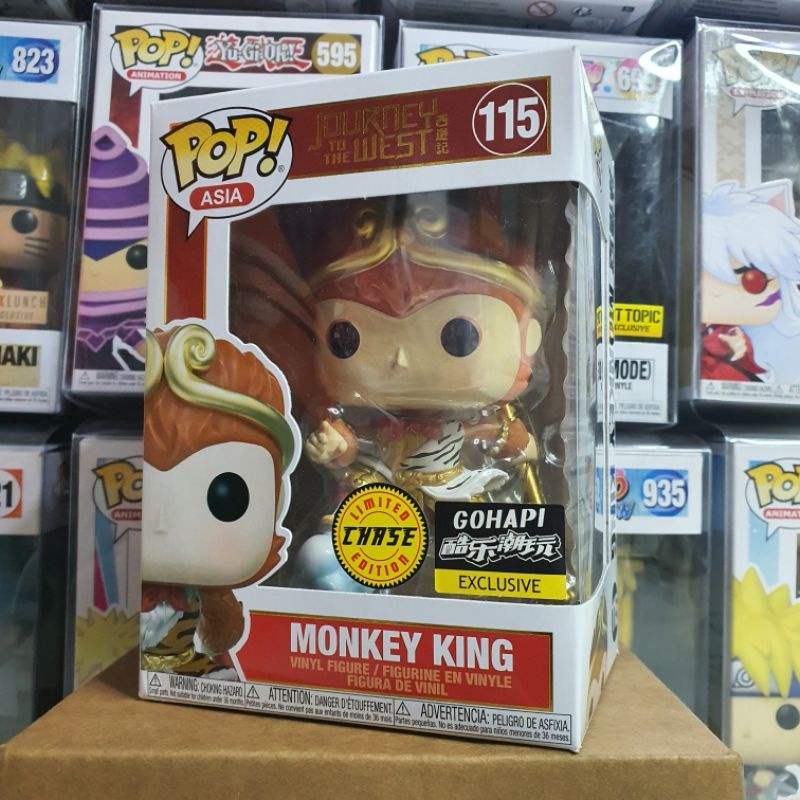 Đồ chơi mô hình funko pop 115 Monkey King (Chase) - Journey to the West ( Tây Du Ký )