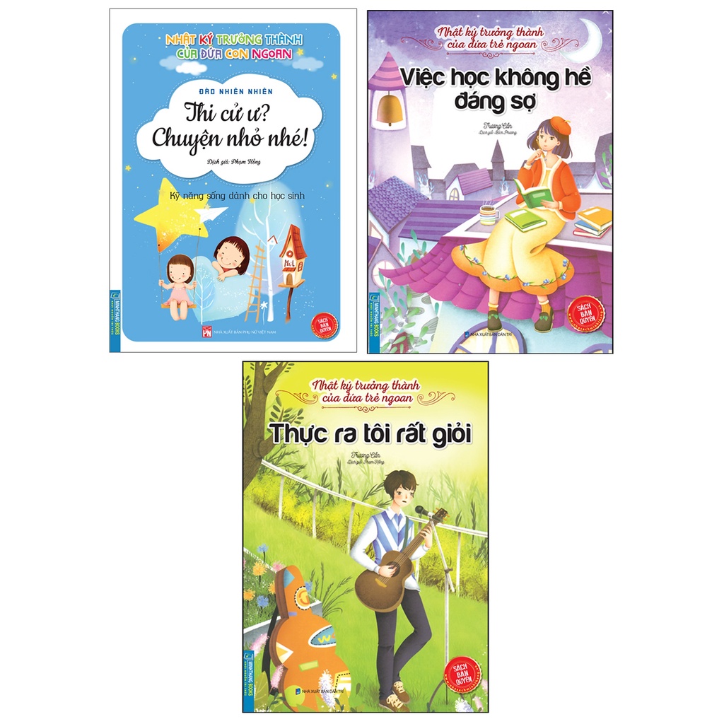 Sách Combo 3 cuốn Thi cử ư ? Chuyện nhỏ nhé + thực ra tôi rất giỏi+ việc học không hề đáng sợ