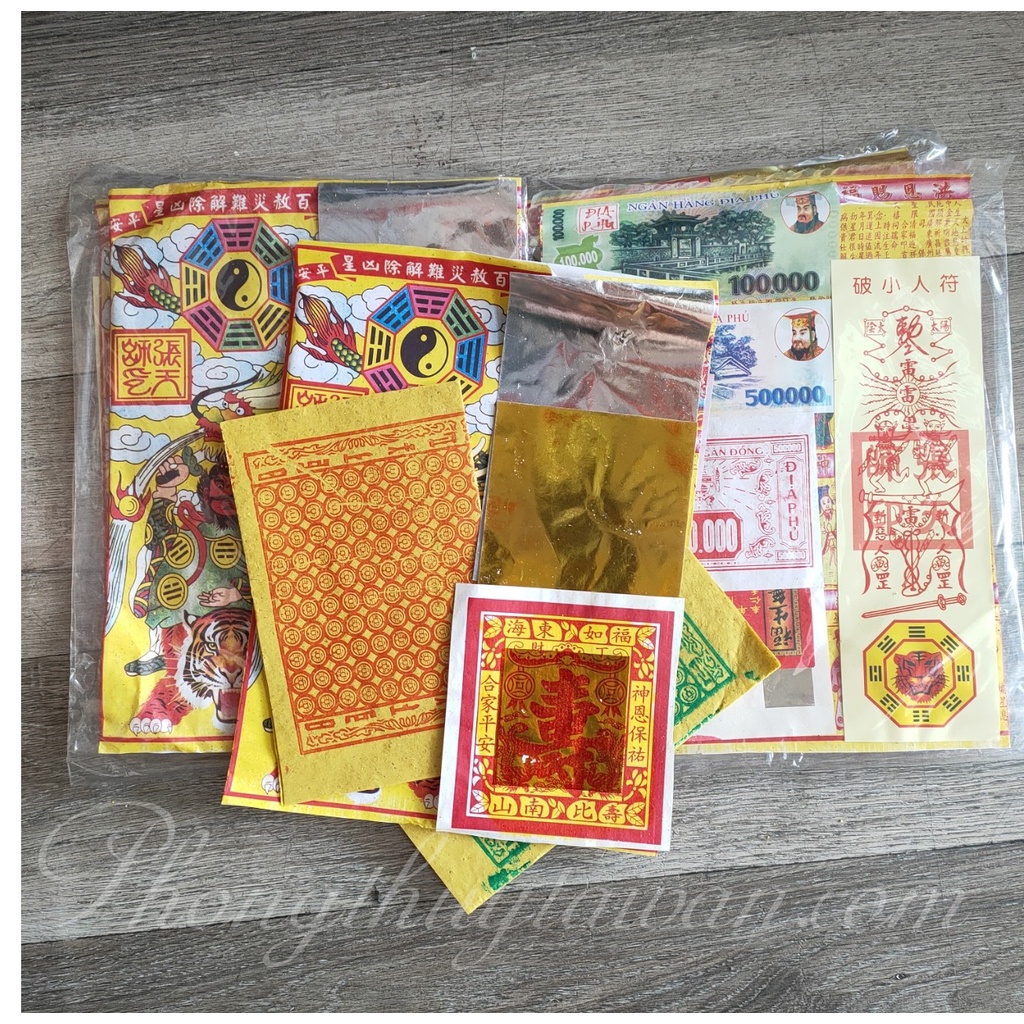 Bộ giấy cúng Phong_Long, Xã_Xui kèm văn khấn