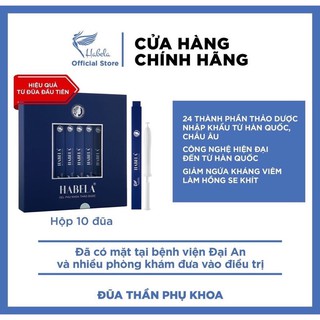 [ 1 hộp 10 đũa ]Đũa Thần Habela Gel Vệ Sinh Phụ Nữ Làm Sạch Se Khít Làm Hồng Vùng Kín