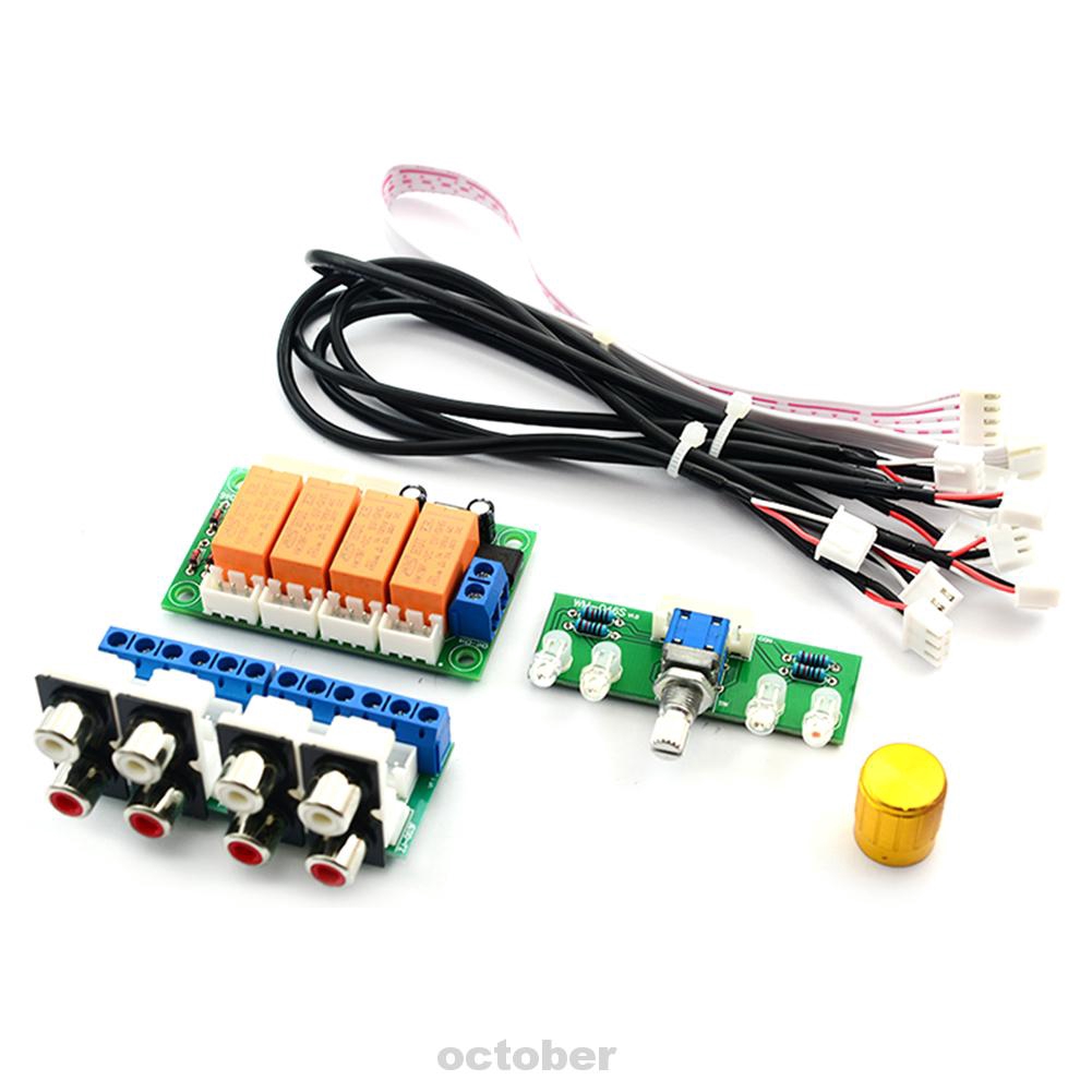 DIY Input Selection Board Professional Relay Computer Audio Accessory Signal Selector