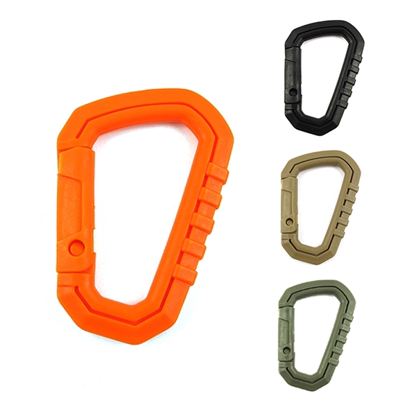 Móc carabiner chữ D treo đồ tiện dụng cho dịp dã ngoại