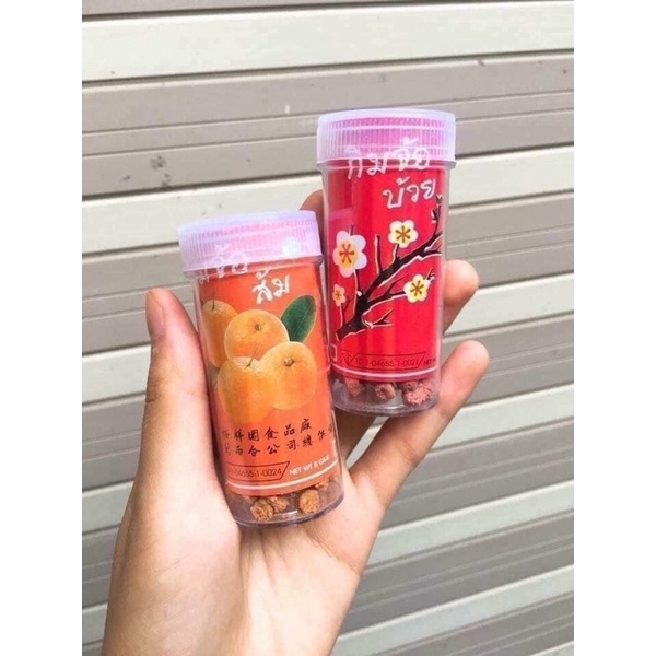 ô mai đào dạng hủ mix